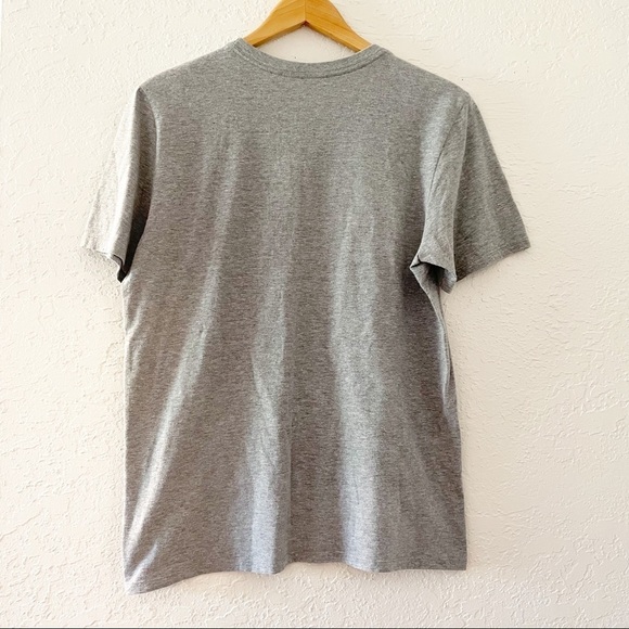 Nike JUST DO IT Men’s‎ Medium Graphic Print Short Sleeve Shirt Gray - Picture 2 of 4